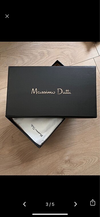 37 Beden massimo dutti ayakkabi