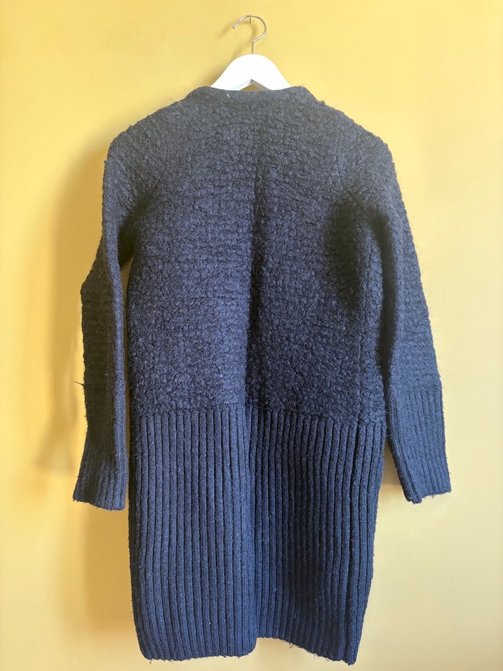 LACOSTE Lacivert Uzun Triko Hırka — görsel 4/5