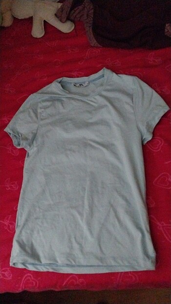 Bluz crop açık mavi