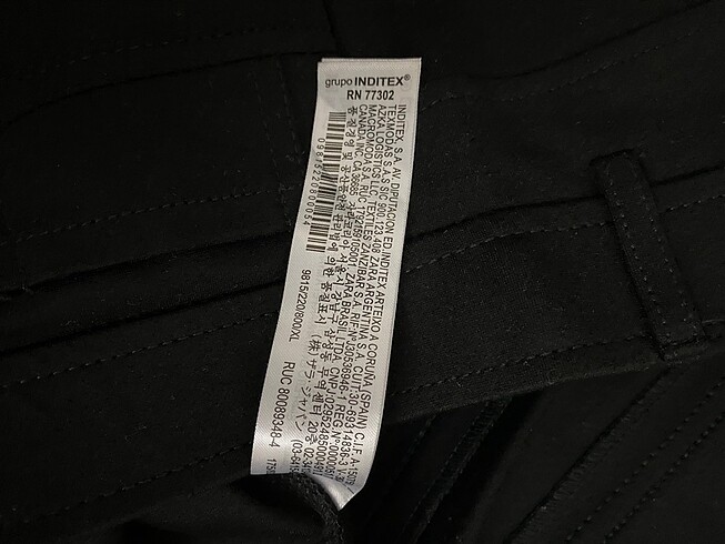 xl Beden Zara pantolon