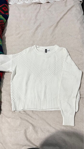 s Beden H&M beyaz kazak