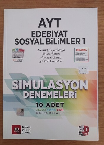 Ayt edebiyat sosyal bilimler 1 denemesi