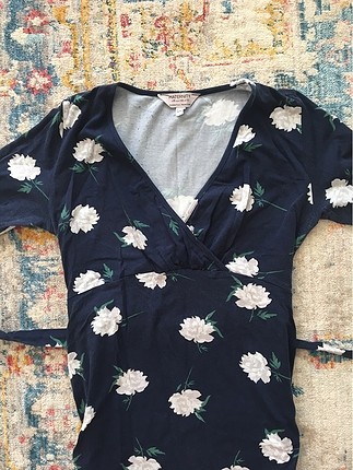 Mango Çiçekli midi elbise dorothy perkins