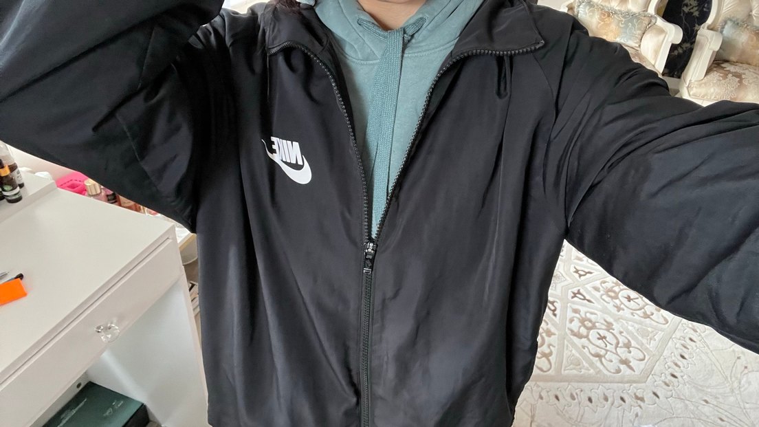 Nike Siyah Fermuarlı ceket - Görsel 4