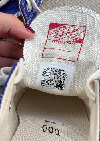 Kadın Mavi Chuck Taylor - Görsel 3