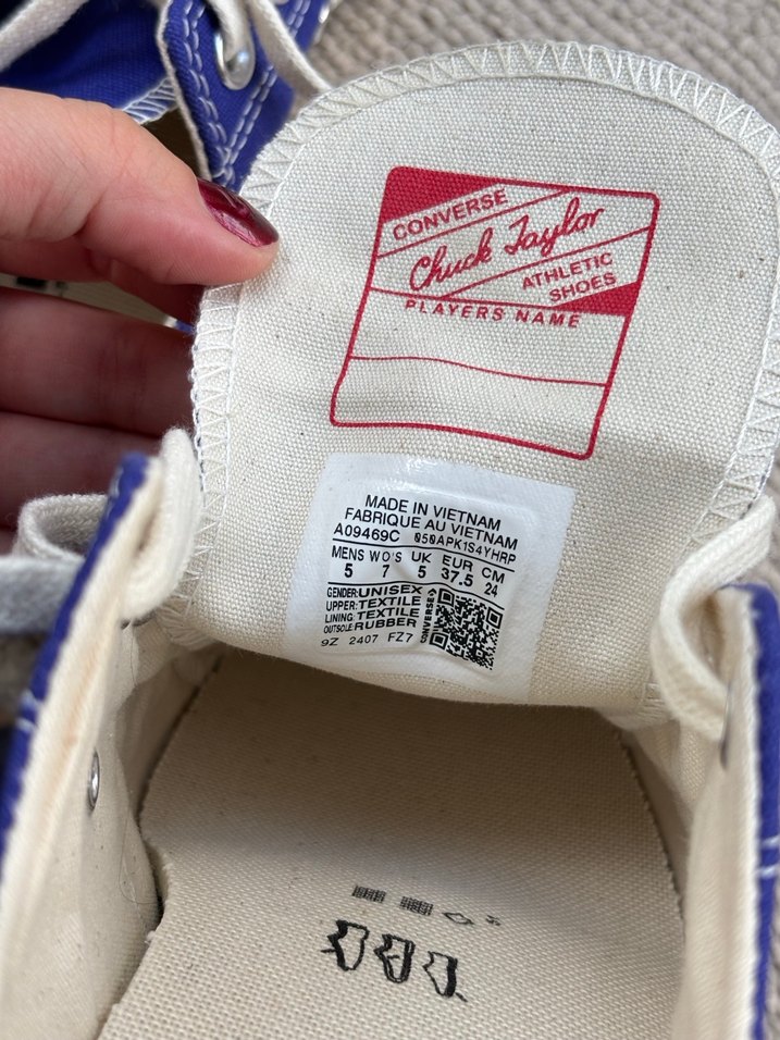 Kadın Mavi Chuck Taylor - Görsel 3