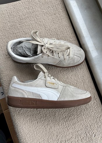 Bej Süet Puma Palermo - Görsel 2