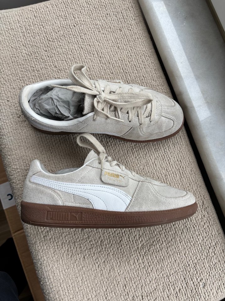 Bej Süet Puma Palermo - Görsel 2