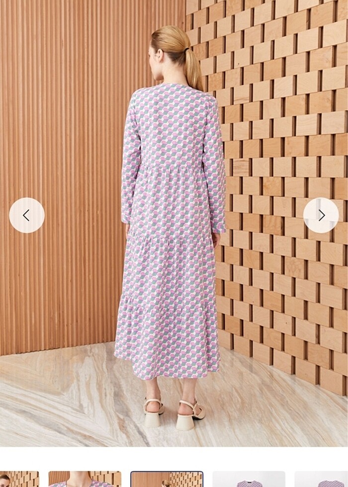 Tesettür yazlık elbise - Görsel 3