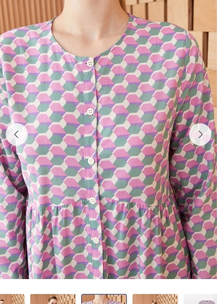 Tesettür yazlık elbise - Görsel 4