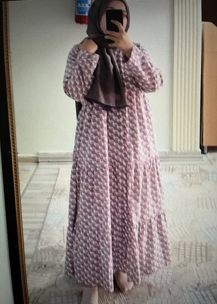 Tesettür yazlık elbise - Görsel 5