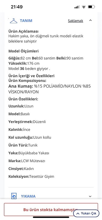 Tesettür çizgili gömlek tunik - Görsel 8