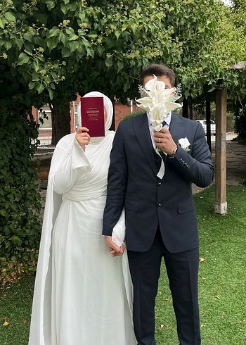 Tesettür nikah elbisesi - Görsel 3