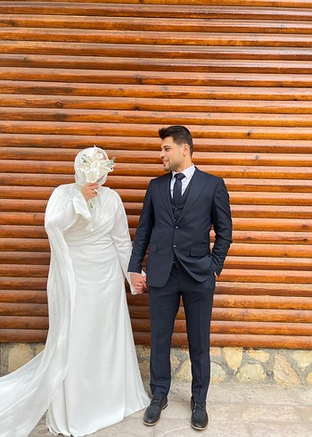 Tesettür nikah elbisesi - Görsel 2