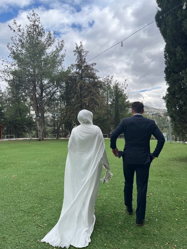 Tesettür nikah elbisesi - Görsel 5