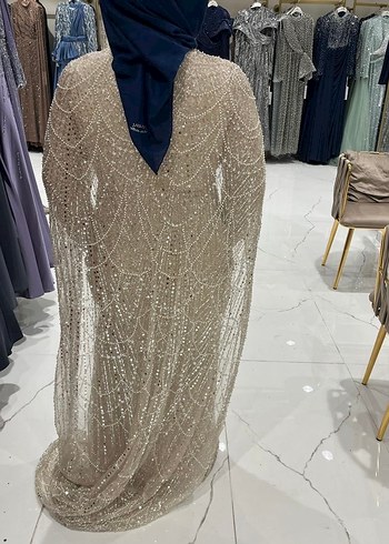 İşlemeli şık Abiye - Görsel 6