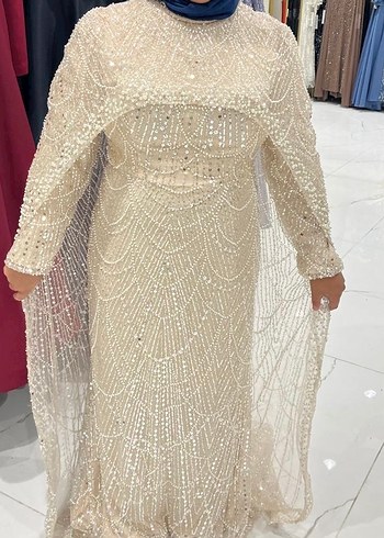 İşlemeli şık Abiye - Görsel 7