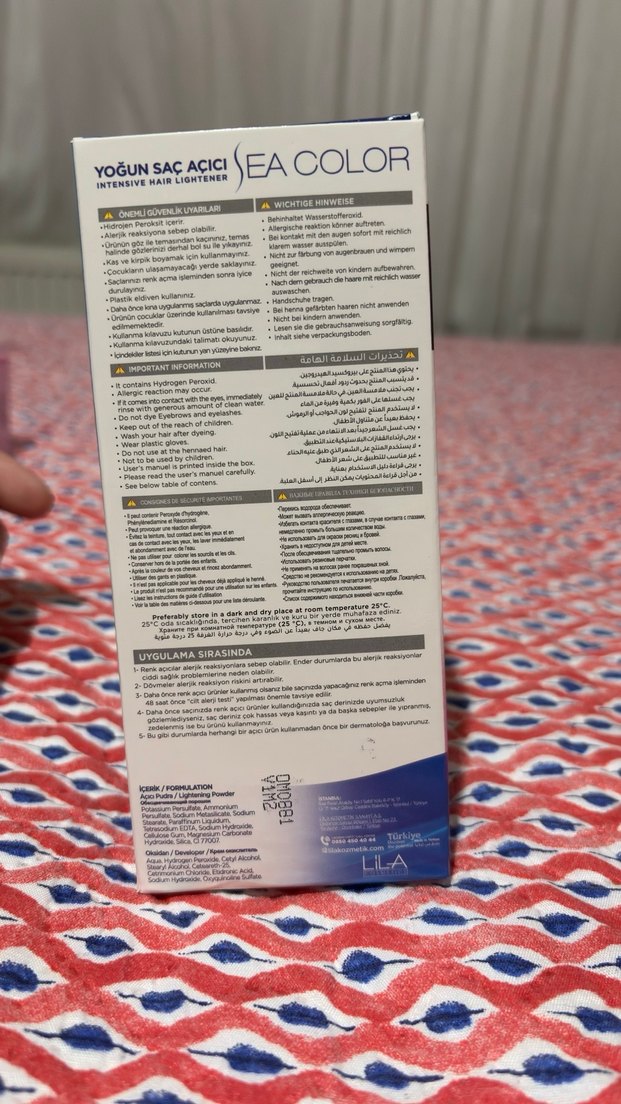 Sea Color Yoğun Saç Açıcı - 4-6 Ton Açma - Görsel 2