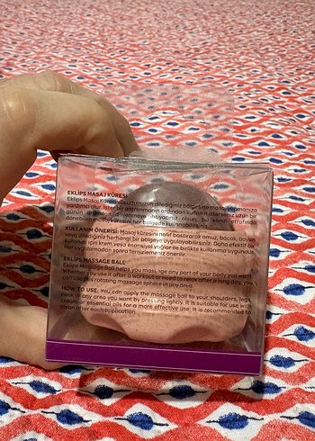 Pembe Pastel Masaj Küresi - Görsel 2