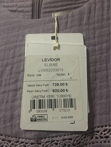 m Beden mor Renk Levidor lila elbise