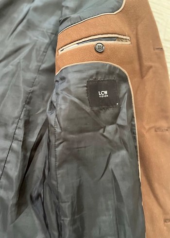 LC Waikiki Lcw Sehir Sikligi Siyah Tabla Blazer Ceket