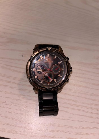 Bigotti Milano Siyah Biker Tarz Erkek Kol Saati - Görsel 3