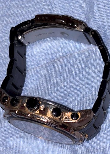 Bigotti Milano Siyah Biker Tarz Erkek Kol Saati - Görsel 2