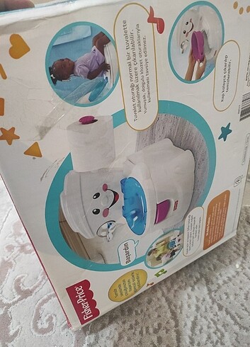 Beden beyaz Renk Fisher price eğlenceli eğitici tuvalet lazimlik lazımlık
