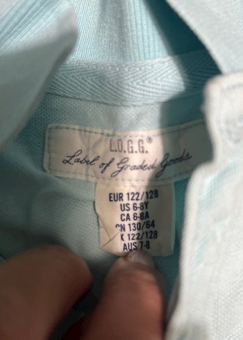 Açık mavi Erkek Çocuk Düğmeli Polo Tişört - Görsel 2