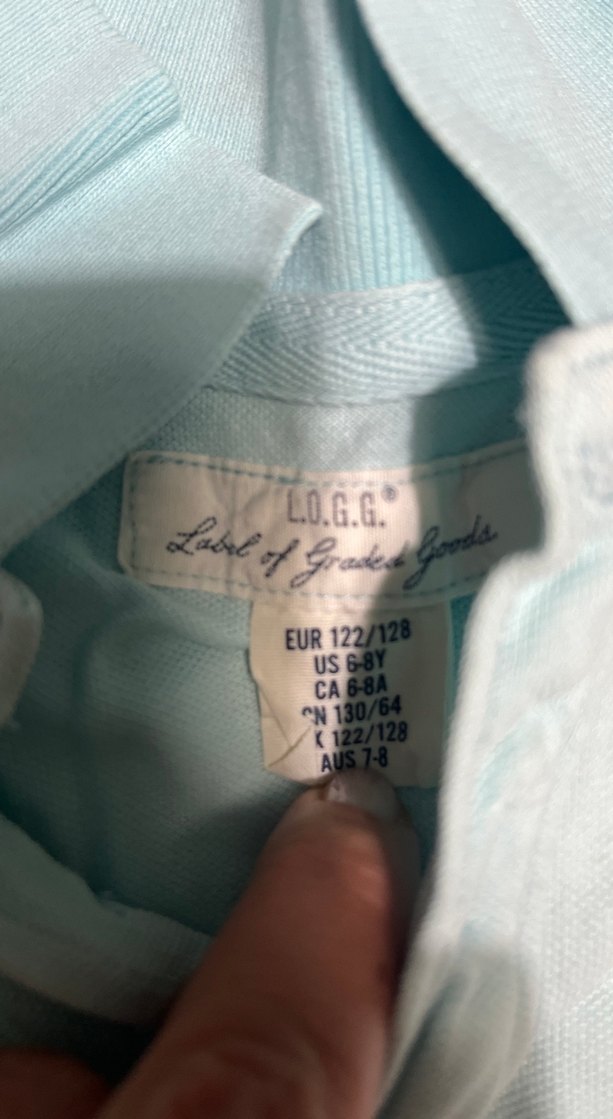 Açık mavi Erkek Çocuk Düğmeli Polo Tişört - Görsel 3