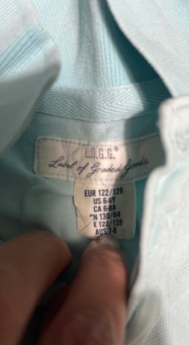 Açık mavi Erkek Çocuk Düğmeli Polo Tişört - Görsel 2