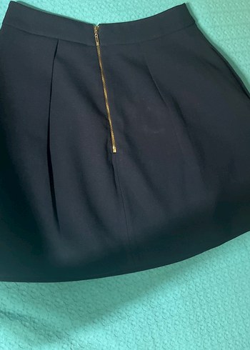 Mango Pilili lacivert Midi Kadın Etek - Görsel 2