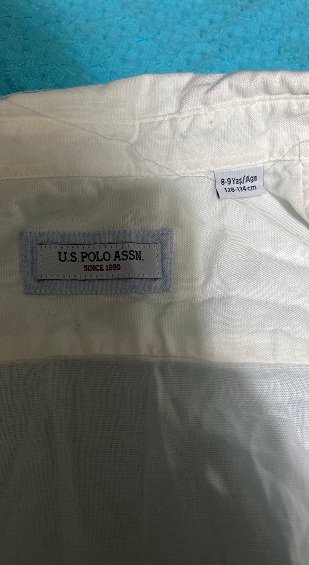 Düğmeli Beyaz Erkek çocuk Gömlek - Görsel 2