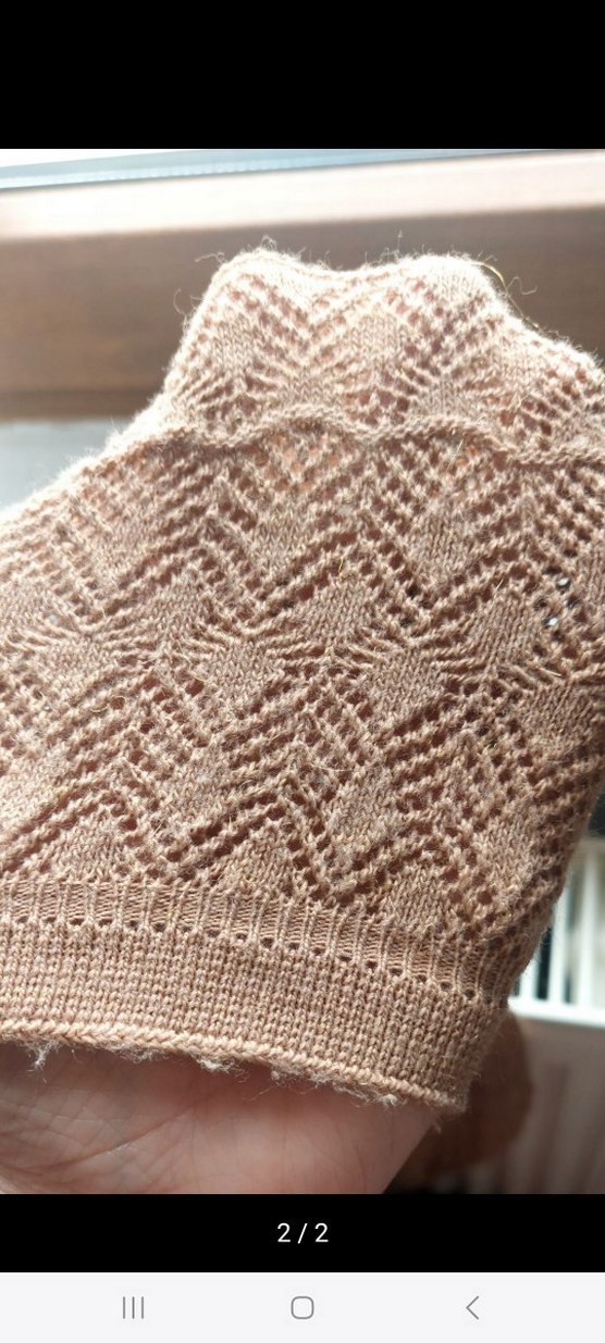 Kahverengi Boğazlı Örgü Kadın Kazak - Görsel 2