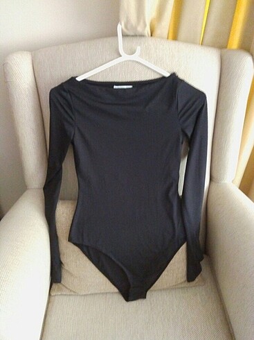 Siyah uzun kollu body