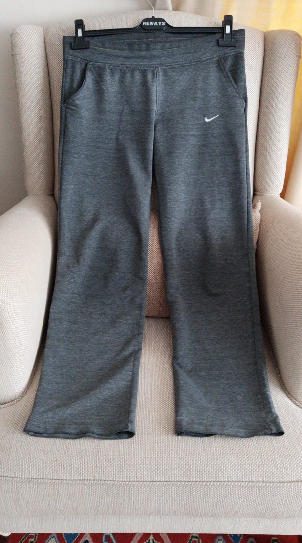 Gri Kadın Salaş İnce Eşofman Altı - Görsel 2