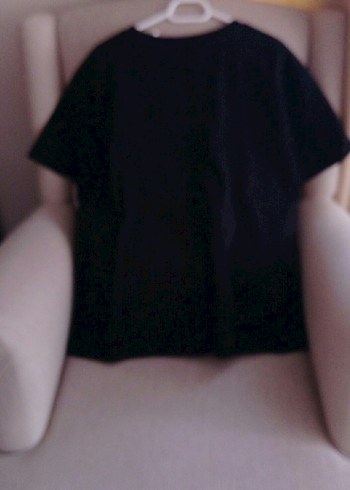 xxl Beden Siyah Baskılı Gotik Kadın Tişört