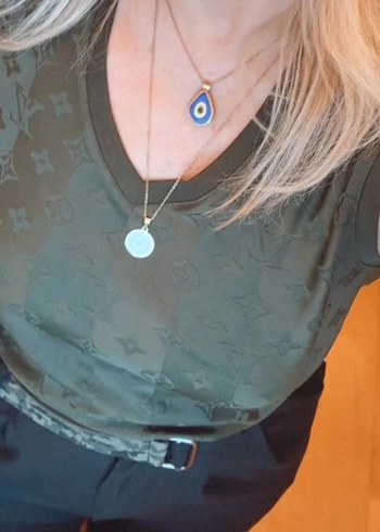 Louis Vuitton V Yaka Gri Kadın