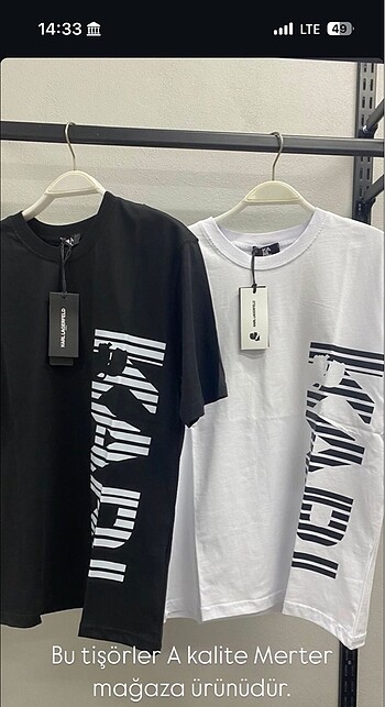 m Beden siyah Renk Armani / gucci / calvin / karl tişört