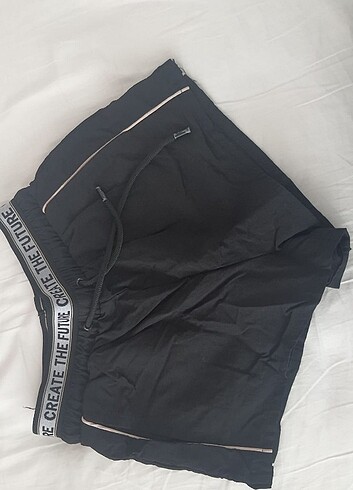 Bershka Bershka paraşüt kumaş mini yüksek bel şort 