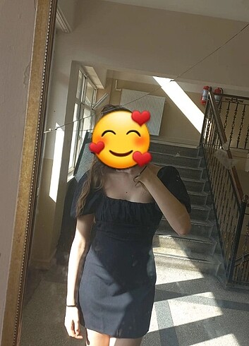 l Beden siyah Renk Elbise