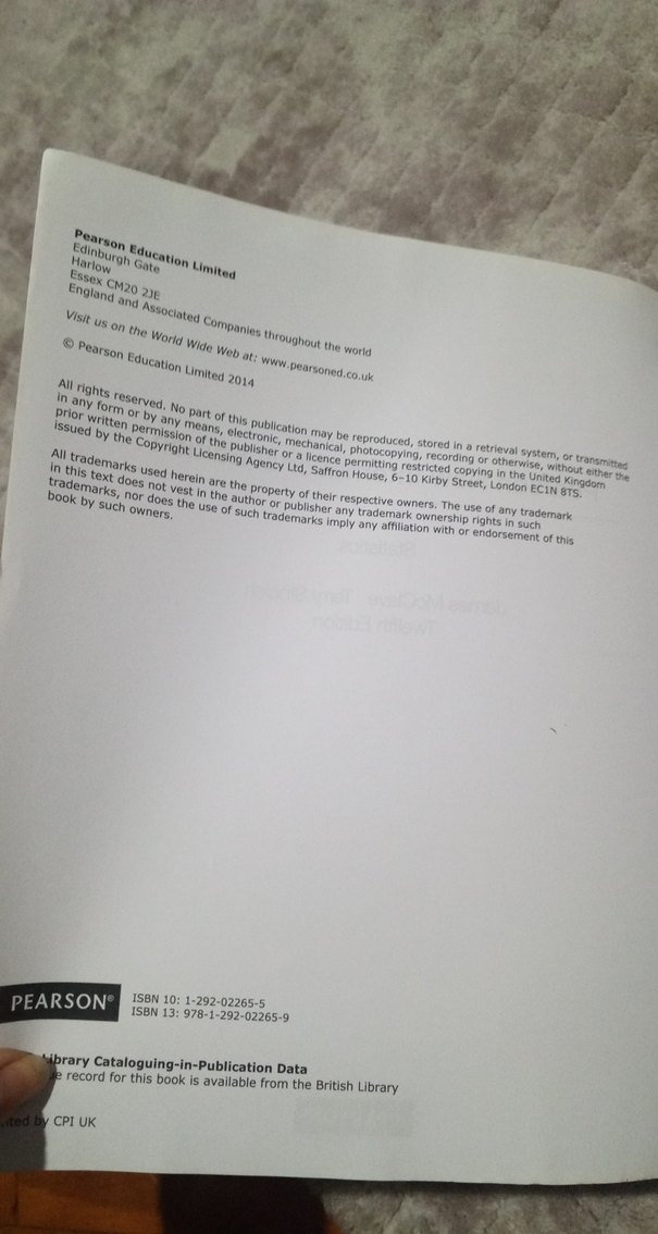 Pearson İstatistik statistics Kitabı 12. Baskı - Görsel 5