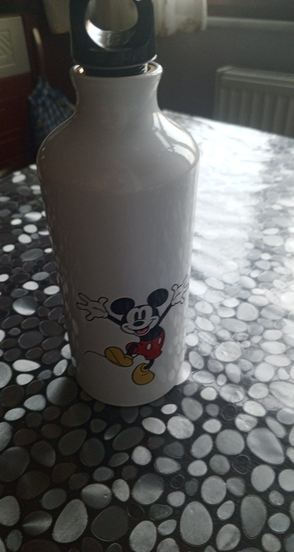 Beyaz Mickey Mouse Termos Çocuklar İçin - Görsel 2