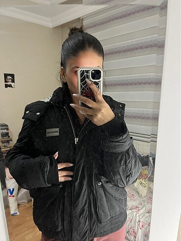 s Beden Siyah bershka mont