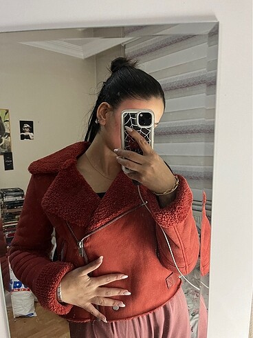 Bershka Kiremit rengi ceket