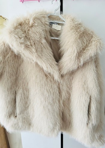 Bej Kadın  Kürk - Görsel 5