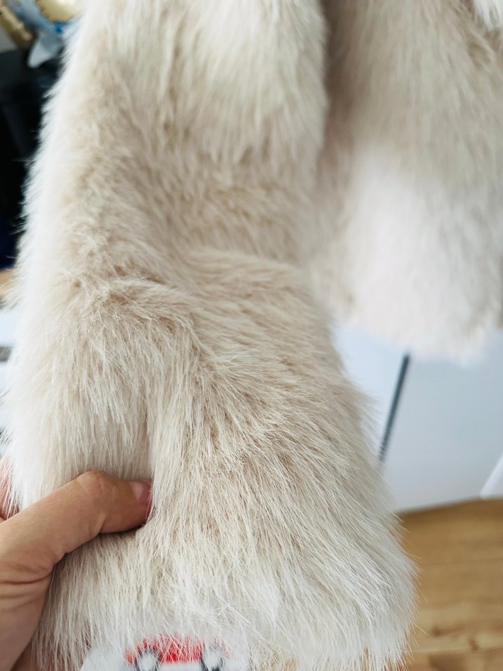 Bej Kadın  Kürk - Görsel 4