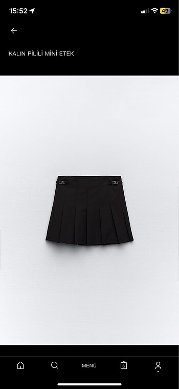 Zara Siyah Etek