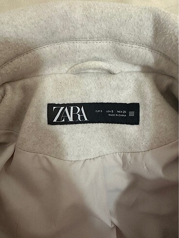 Zara Zara Kaşe Ceket