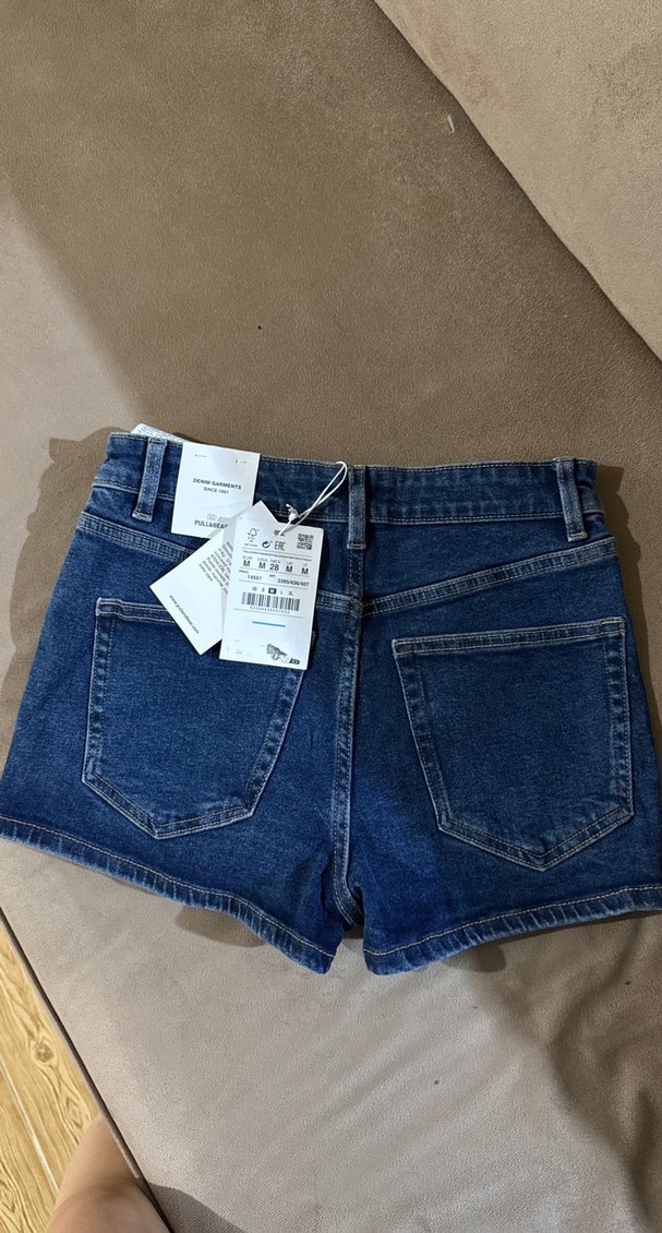 Mavi Kadın Denim Mini Şort - Görsel 4